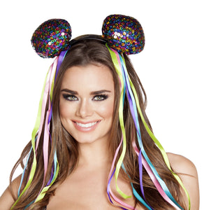 <p><strong>Multi Sequin Head Piece </strong></p>