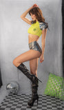 FE235 - Lace-Up Shoulder Top***50% OFF
