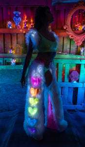 Rainbow Heart Light-Up Chaps