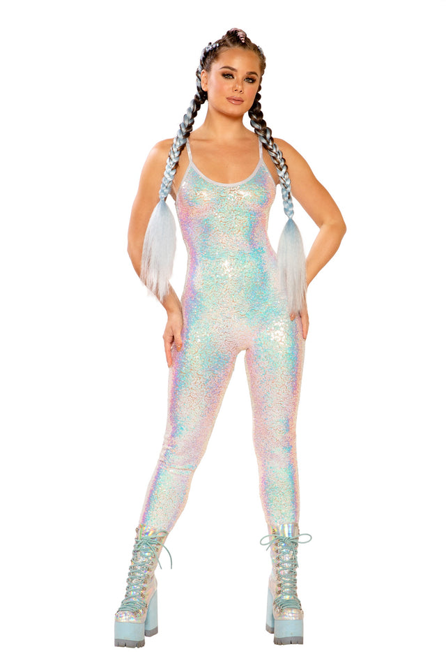 FF143 - STRETCH SEQUIN CATSUIT