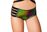 FF923 - Metallic No Seam Strappy Shorts