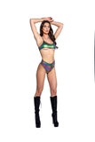 FR138 - Unicorn Foil High-Rise Thong