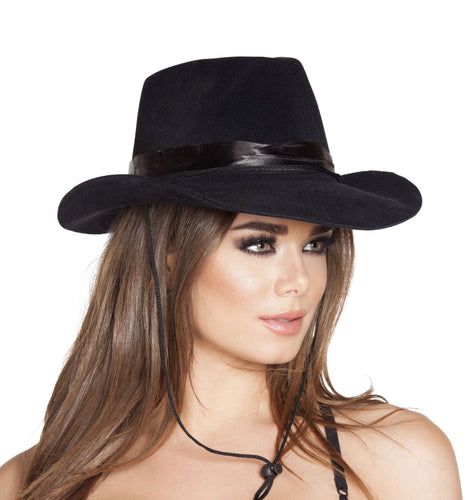 <p><strong>Black Cowboy Hat</strong></p>