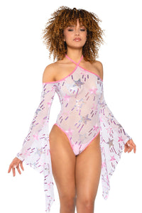 Sequin Mesh Bodysuit