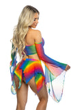 JR214 -  Mesh Flow Skirt