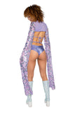 Sequin Drop Sleeve Shrug