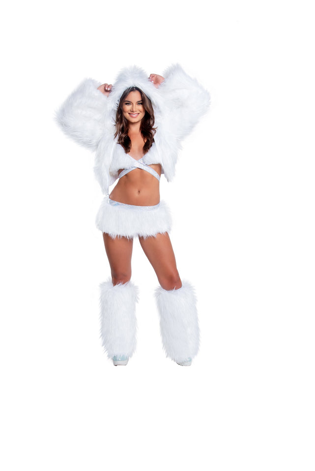 CL524 - Light-Up Cropped Hooded Jacket