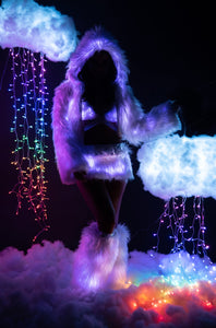 CL524 - Light-Up Cropped Hooded Jacket