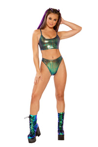 FF264 - METALLIC HIGH-WAIST BOTTOM