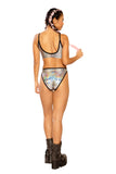 FF264 - METALLIC HIGH-WAIST BOTTOM