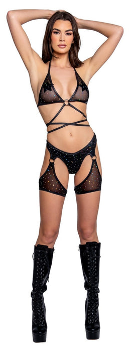 Holographic Dot Chap Shorts