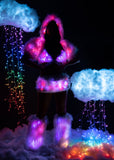 FF427 - Light-Up Faux Fur Skirt
