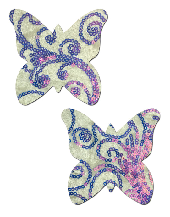 MONARCH SEQUIN VELVET WHITE